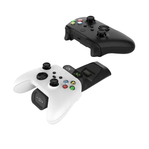 FIXED Dobíjecí stanice pro dva bezdrátové ovladače Xbox Series S, X a One černá