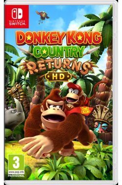Switch Donkey Kong Country Returns HD / Plošinovka / Angličtina / od 3 let / Hra pro Nintendo Switch