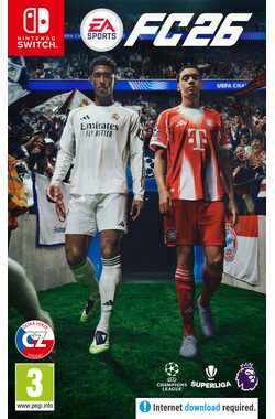 Switch EA SPORTS FC 26 / Sportovní / CZ titulky / od 3 let / Hra pro Nintendo Switch