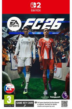 Switch 2 EA SPORTS FC 26 / Sportovní / CZ titulky / od 3 let / Hra pro Nintendo Switch 2
