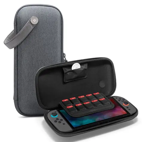 Spigen Klasden Pouch Pouzdro pro Nintendo Switch 2 šedá