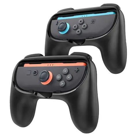 Spigen Joy-Con Grip NS100 držáky pro Nintendo Switch 2 černá 2ks