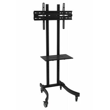 Techly ICA-TR23 mobilní držák LCD pro 32-70" obrazovky černá / VESA 600x400 / nosnost 40kg / 1x police 