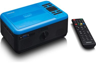 Lenco LPJ-500BU černo-modrá / LED / 1920 x 1080 / 2800 ANSI / HDMI / USB / VGA