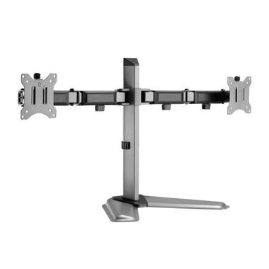 White Shark GMS-3206 TUTANKHAMUN držák pro 2 monitory do 32" šedá / standardy VESA 75x75 & 100x100 / nosnost 9kg