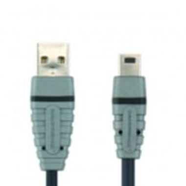 Bandridge USB 2.0 kabel A<->miniB 5-pin propojovací 1.8m / BCL4402