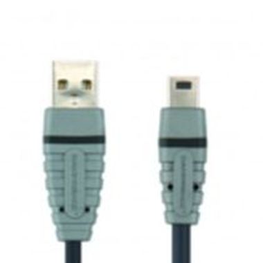 Bandridge USB 2.0 kabel A<->miniB 5-pin propojovací 1.8m / BCL4402