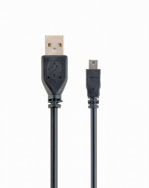 Gembird USB 2.0.kabel A<->miniB 5-pin propojovací 1.8m