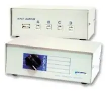 Gembird DATA SWITCH manuální 4:1 USB