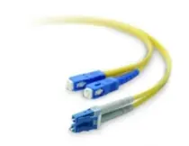 Optický patchkabel LC-SC 9/125um SM / 15m / duplexní