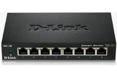 D-Link DGS-108 / 8-Port Switch / 10/100/1000Mbps