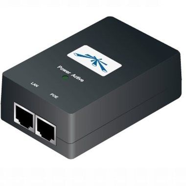 Ubiquiti POE 48-24W GLAN / 48V DC 0.5A / GLAN / Včetně napájecího kabelu