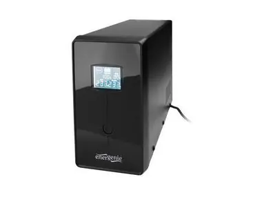 UPS Energenie-Gembird Line-Interactive 1500VA / 3xIEC / 2xSchuko 230V / USB / RJ11 / LCD