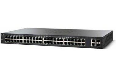 Cisco SG220-50-K9-EU / Switch / 48-Port 10/100/1000 / Smart+/ 2x SFP combo