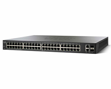 Cisco SF220-48-K9-EU / 48x RJ-45 100M / 2x Gigabit Combo SFP