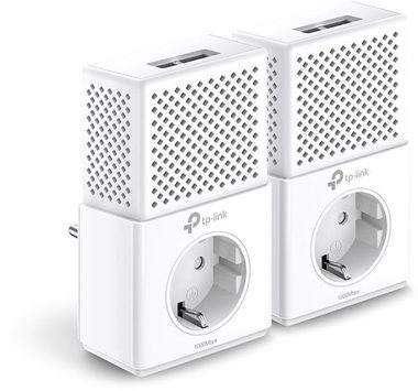 TP-LINK TL-PA7020P Starter Kit / Powerline Adaptér AV1000 s AC zásuvkou / 2x GLAN / 2ks