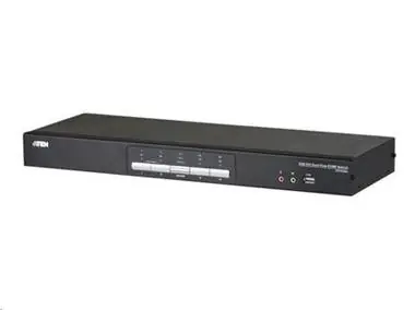 ATEN CS1644A / 4-port DVI Dual View USB 2.0 KVMP Switch / 2.1 Surround Sound