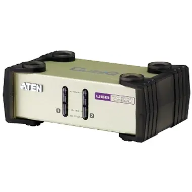 ATEN CS82U / 2-Port PS/2-USB KVM Switch / 2x Custom KVM Kabely