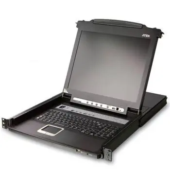 ATEN CL5708M / KVM 8 port / LCD LED 17" + klávesnice + touchpad USB / PS-2