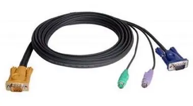ATEN KVM Kabel HD15-SVGA+PS/2 / 2m