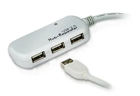 ATEN UE2120H / 4-Port USB 2.0 Extender Hub / 12 m