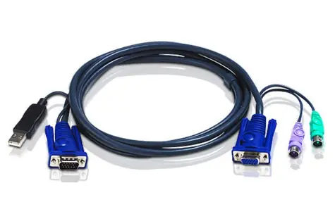 ATEN KVM sdružený kabel k CS-82A 2m / 84A / 138A / 88A / USB na PS2