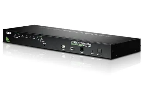 ATEN CS-1708A / 8-port KVM USB+PS2 / OSD / rack 19"