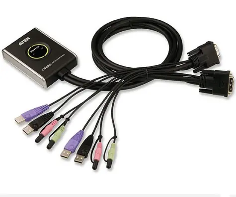 ATEN CS-682 / 2-port DVI KVMP USB2.0 /  mini / audio / 1.2m kabely