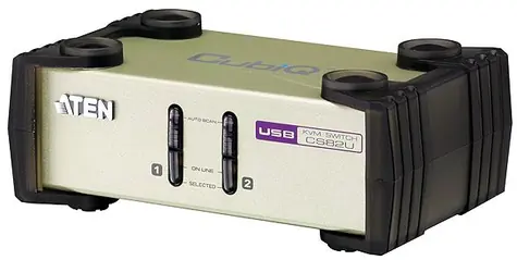 ATEN CS-82U / 2-port KVM PS2+USB / 1.2m kabely