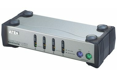 ATEN CS-84AC / 4-port KVM PS2  / 1.2m kabely 