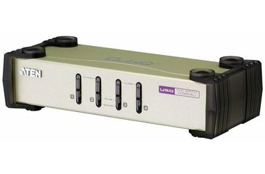 ATEN CS-84U / 4-port KVM PS2+USB / 1.2m kabely