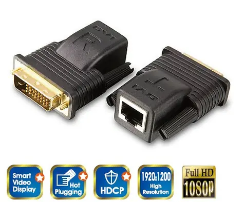 ATEN DVI Cat5 Extender až na 20m