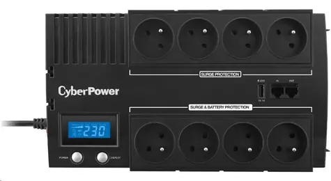 CyberPower BRICs LCD UPS 700VA/420W - české zásuvky