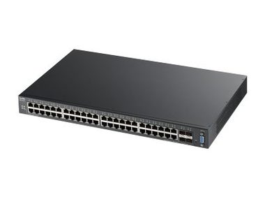 Zyxel XGS2210-52 / 52-port Managed Layer2+ Gigabit Switch / 48x Gigabit metal + 4x 10GbE SFP+ ports / L2 multicast