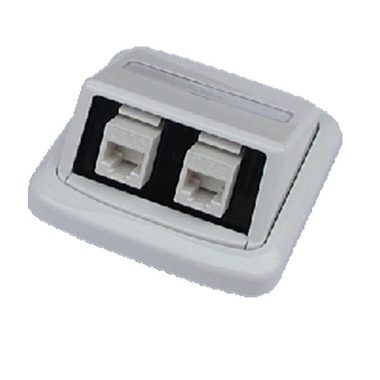 ABB TANGO Dvojzásuvka 2xRJ45 cat6 UTP bílá