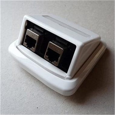 ABB TANGO Dvojzásuvka 2xRJ45 cat6 STP bílá