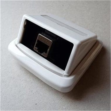 ABB TANGO Jednozásuvka 1xRJ45 cat6 STP bílá