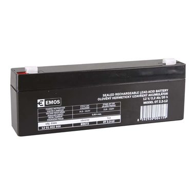 EMOS baterie SLA 12V 2.2 Ah / Faston 4.8 (187)