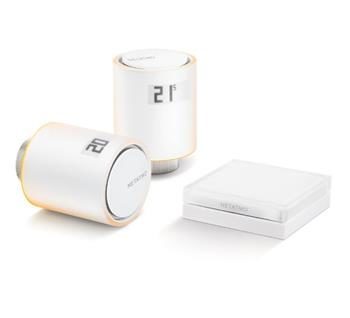 Netatmo Radiator Valves starter pack / Sada 2x termostatická bezdrátová hlavice / Relé / přislušenství
