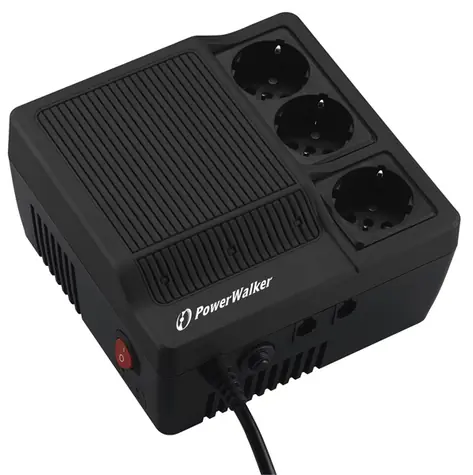 PowerWalker AVR 600 / regulátor napětí / 600VA / 360W
