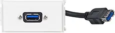 VivoLink zásuvkový panel USB 3.0 A - A pro Schneider / Thorsman CYB / TEK