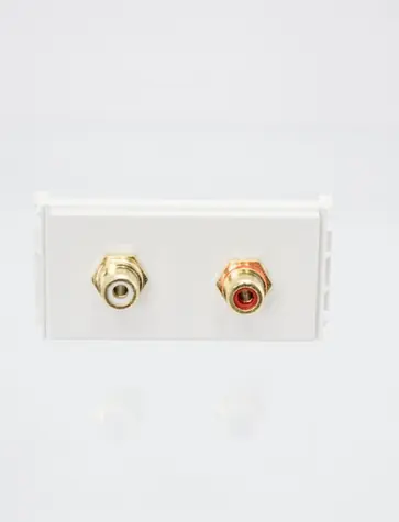 VivoLink zásuvkový panel 2x RCA audio pro Schneider / Thorsman CYB / TEK