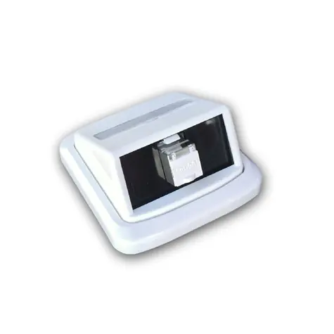 ABB TANGO Jednozásuvka 1xRJ45 cat6A STP bílá