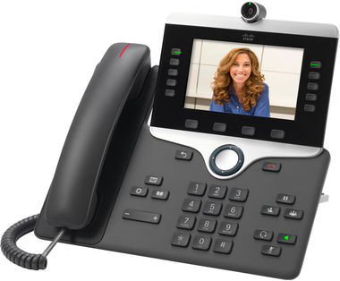 Cisco IP Phone 8845 / Telefon VoIP / 5" HD displej pro videohovor / SIP / SDP / RTCP / RTP