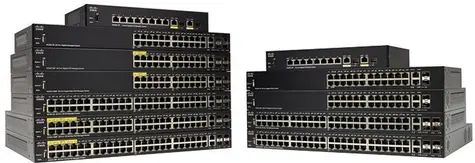 Cisco SF350-24P / 24x 10/100 RJ-45 / 2x SFP / QoS / PoE