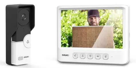 EVOLVEO DoorPhone IK06 / dveřní videotelefon s pamětí / barevný displej