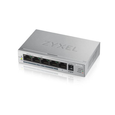ZyXEL GS1005-HP / 5-port Desktop switch / 5x GLAN / 4x PoE / PoE 60W