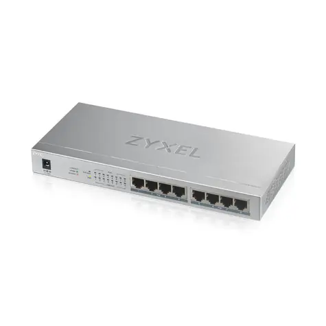 ZyXEL GS1008-HP / 8-port Desktop switch / 8x GLAN / 8x PoE / PoE 60W