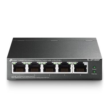 TP-Link TL-SF1005P / Switch / 100Mbps / 5x LAN / PoE