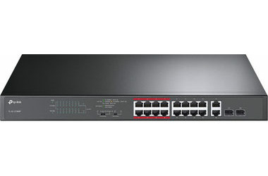 TP-Link TL-SL1218MP / Switch / 10|100Mbps / 16x GLAN / 2xSFP / PoE+